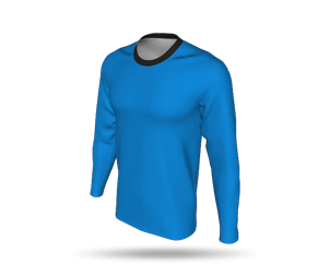 LS Raglan Football Shirt with Burton Collar