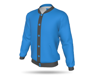 Inline Letterman Jacket - Press Buttons