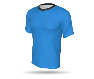 Mens SS Raglan Volleyball Shirt- Round Collar