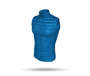 Mens Panelled Padded Gilet