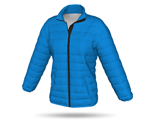 Womens Padded Jacket - 12 Panel LS