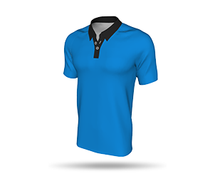 SS Raglan Football Shirt with 2 Button Traditional Collar