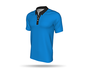 SS Raglan Football Shirt with 3 Button Traditional Collar