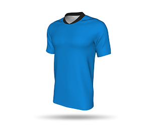 SS Raglan Football Shirt with Crossover Collar