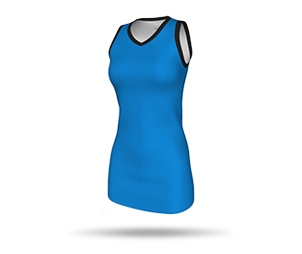 Womens Netball Standard Back Bodysuit - V Neck Collar