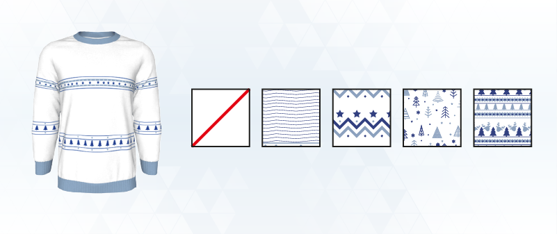 3D customizer - patterns to custom products