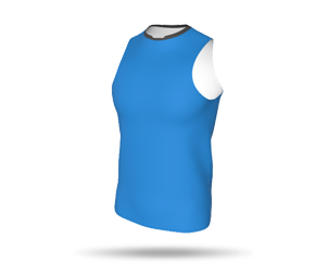 Mens Basketball Singlet Style 1 without Arm Binding - Insert Collar