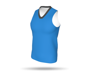 Basketball Singlet Style 1 without Arm Binding - Laker Collar