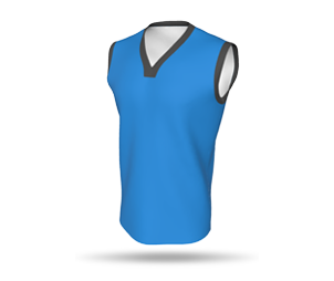 Mens Basketball Singlet Style 2 with Arm Binding - Square Neck Collar