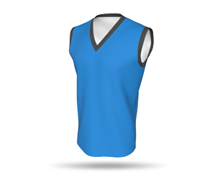 Mens Basketball Singlet Style 2 with Arm Binding - V-Neck