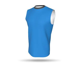 Mens Basketball Singlet Style 2 without Arm Binding - Round Collar