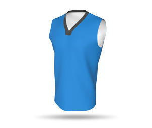 Mens Basketball Singlet Style 2 without Arm Binding - Square Neck Collar