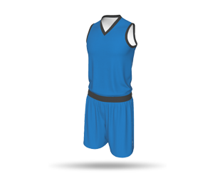 Mens Basketball Uniform Style 2 - V-Neck Collar