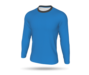 Mens LS Inline Football Shirt - Round Collar