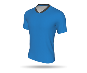 Mens Interchangeable SS Inline Football Shirt - Cut Off V-Neck Collar