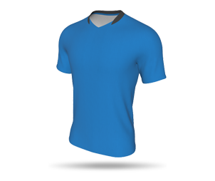 Mens Interchangeable SS Inline Football Shirt - Insert V-Neck Collar