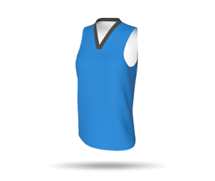 Womens Basketball Singlet Style 1 without Arm Binding - Laker Collar