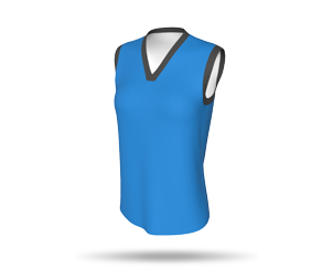 Womens Basketball Singlet Style 2 with Arm Binding - Laker Collar