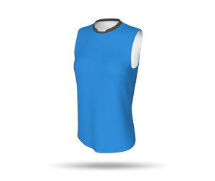 Womens Basketball Singlet Style 2 without Arm Binding - Insert Collar