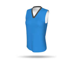 Womens Basketball Singlet Style 2 without Arm Binding - Laker Collar
