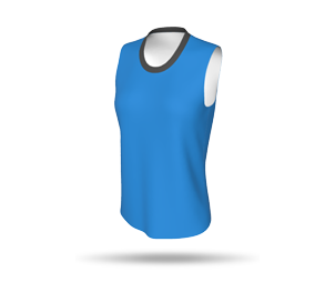 Womens Basketball Singlet Style 2 without Arm Binding - Loose Round Collar