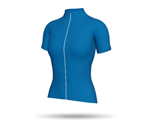 Womens Raglan SS Cycling Jersey - Side Panels
