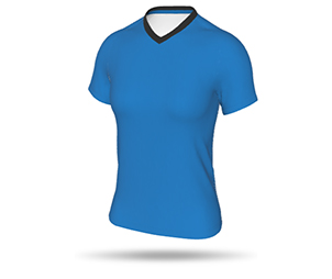 Womens SS Raglan Football Shirt - V-Neck Collar