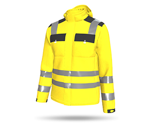 Hi-Vis Jacket With Hood