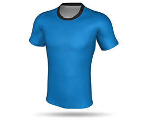 Mens Raglan Pro Fit Rugby Shirt with Insert Collar