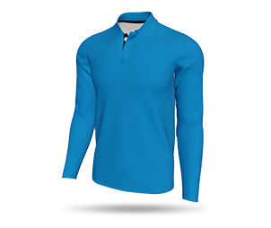 Men's LS Inline Polo Shirt