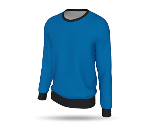 Mens Raglan Sweatshirt Style 2 - Crew Neck Collar