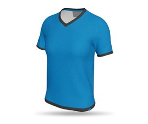 Womens Inline SS T-Shirt - V-Neck Collar