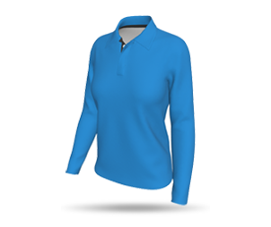 Women's LS Inline Polo Shirt