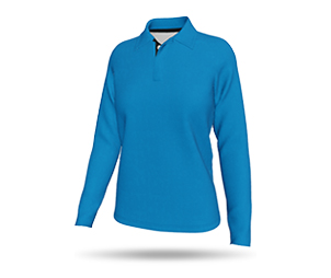 Women's LS Raglan Polo Shirt