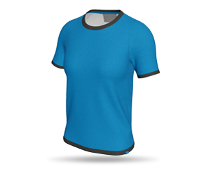 Womens Raglan SS T-Shirt - Round Collar