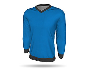 Mens Raglan Sweatshirt - V Neck