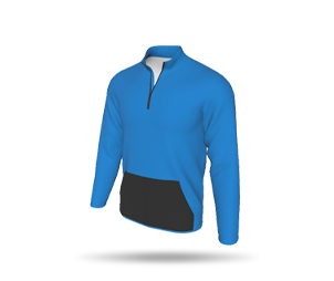 Men's Inline Quarter-Zip Jacket Pouch Pocket