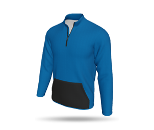 Men's Inline Quarter-Zip Jacket Pouch Pocket