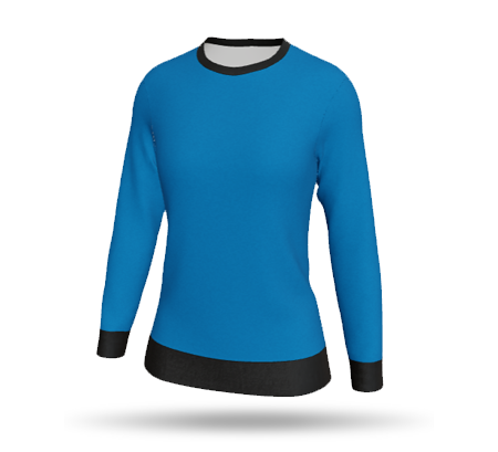 Womens Inline Sweatshirt Style 2 - Crew Neck