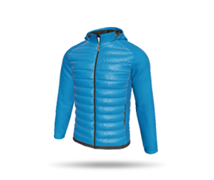 Mens LS Full Padded Panelled Jacket - Hooded