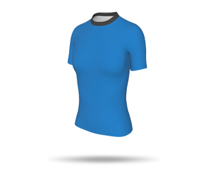 Womens SS Raglan Compression Top