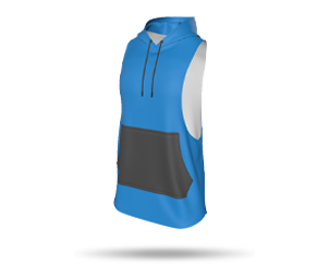 Mens Sleeveless Gym Hoodie - Style 2