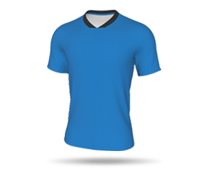 Mens SS Inline Football Shirt - Cut off V-neck Collar