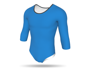 Mens 3/4 Sleeve Leotard
