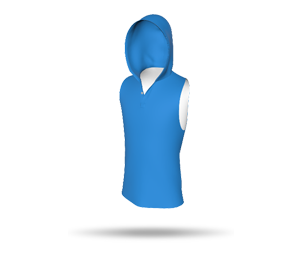 Inline Sleeveless Hooded Rugby Jersey