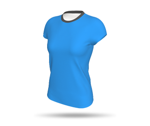 Women's SS Inline Hockey Shirt- Round Collar