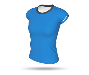 Women's Raglan Netball Shirt - Round Collar
