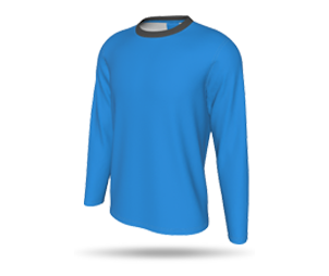 Mens Interchangeable LS Inline T-Shirt - Crew Neck