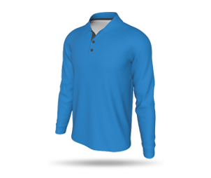 Mens Interchangeable LS Raglan Polo Shirt