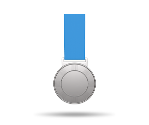 Round Medal - Suspended Ribbon